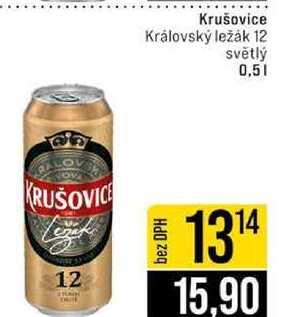 Krušovice Královský ležák 12 světlý 0,5l