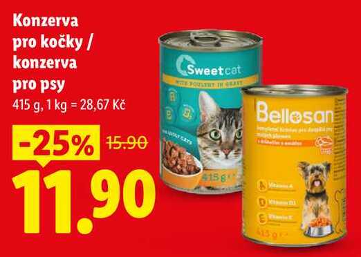 Konzerva pro kočky/konzerva pro psy, 415 g