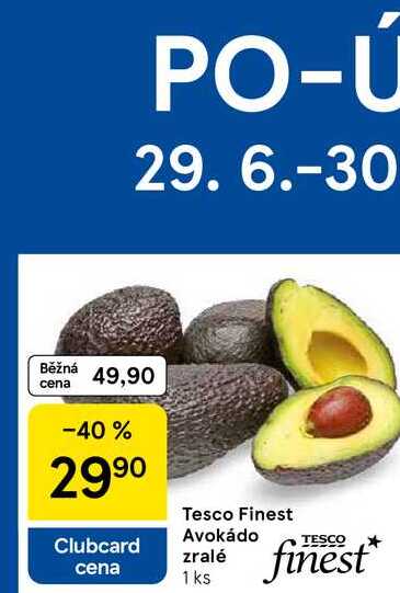 Tesco Finest Avokádo zralé, 1 ks  