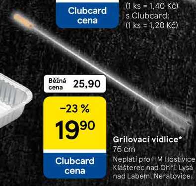 Grilovací vidlice, 76 cm