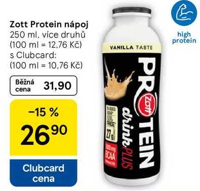 Zott Protein nápoj, 250 ml