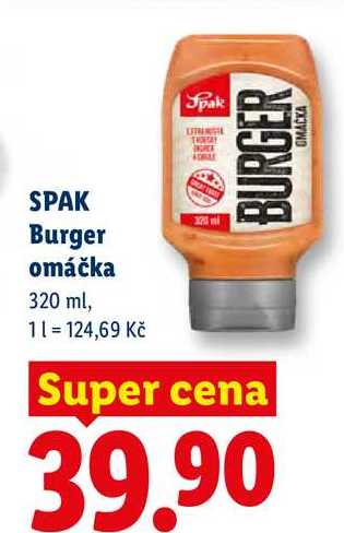 SPAK Burger omáčka, 320 ml
