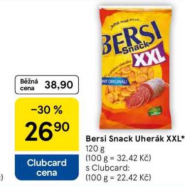 Bersi Snack Uherák XXL, 120 g