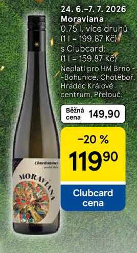 Moraviana, 0.75 l