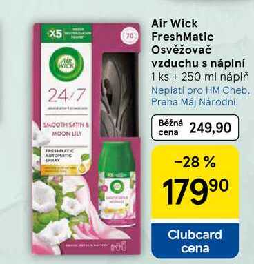 Air Wick FreshMatic Osvěžovač vzduchu s náplní, 1 ks + 250 ml náplň