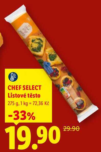 CHEF SELECT Listové těsto, 275 g