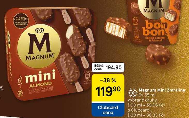 Magnum Mini Zmrzlina, 6x 55 ml