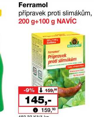Ferramol přípravek proti slimákům, 200 g