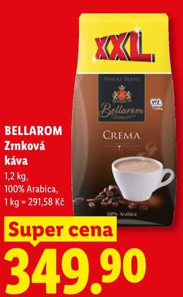 BELLAROM Zrnková káva, 1,2 kg 