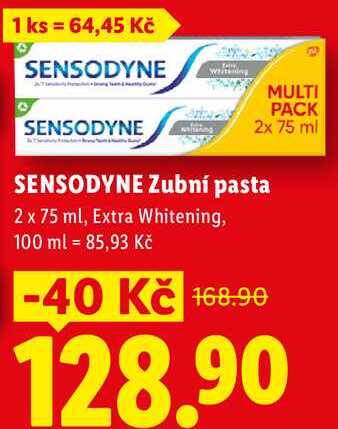SENSODYNE Zubní pasta, 2x 75 ml