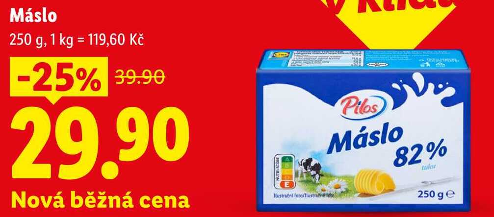 Máslo, 250 g