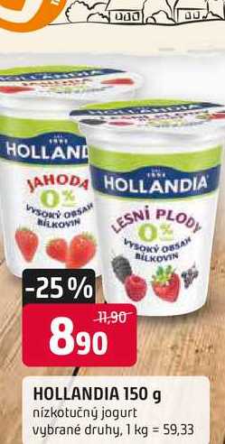 HOLLANDIA 150 g nízkotučný jogurt 