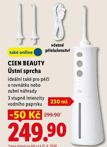 CIEN BEAUTY Ústní sprcha