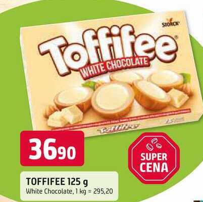 TOFFIFEE 125 g White Chocolate