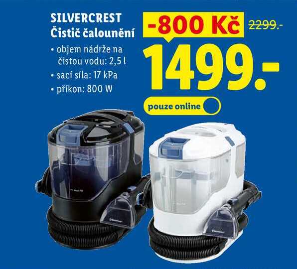 SILVERCREST Čistič čalounění 