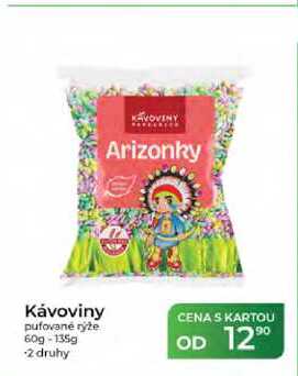 Kávoviny pufované rýže 60g-135g 