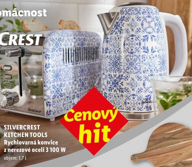 SILVERCREST KITCHEN TOOLS Rychlovarná konvice z nerezové oceli 3 100 W