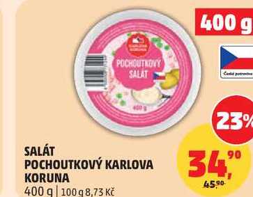 SALÁT POCHOUTKOVÝ KARLOVA KORUNA, 400 g