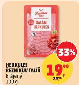 HERKULES ŘEZNÍKŮV TALÍŘ krájený, 100g 