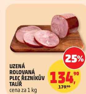 UZENÁ ROLOVANÁ PLEC ŘEZNÍKŮV TALÍŘ, 1 kg 