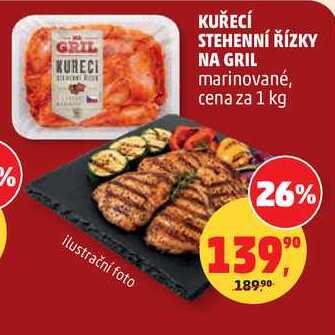 KUŘECÍ STEHENNÍ ŘÍZKY NA GRIL marinované, 1 kg