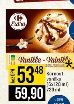 Kornout vanilka 6x120 ml 720 ml 