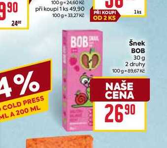 Šnek BOB 30 g 