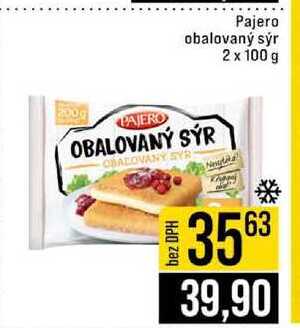 Pajero obalovaný sýr 2 x 100 g