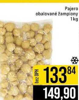 Pajero obalované žampiony 1kg