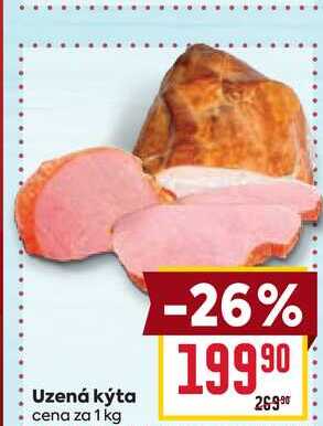 Uzená kýta cena za 1 kg 