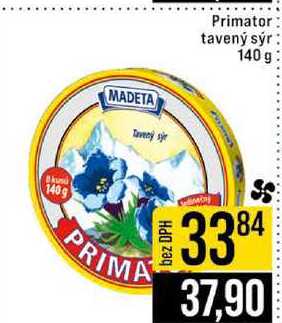 Primator tavený sýr 140g