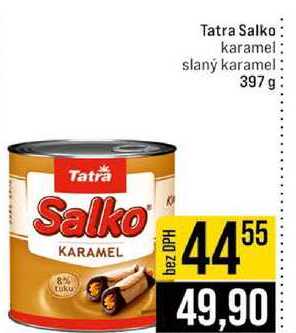 Tatra Salko karamel slaný karamel 397 g