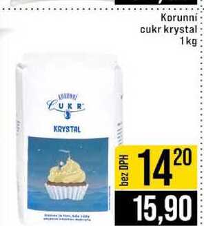 Korunní cukr krystal 1 kg