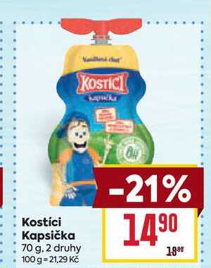 Kostíci Kapsička 70 g 