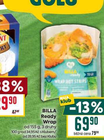 BILLA Ready Wrap od 155 g