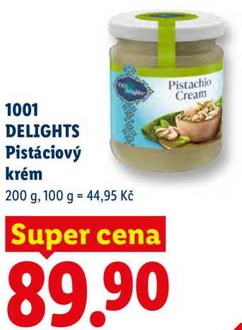 DELIGHTS Pistáciový krém, 200 g 
