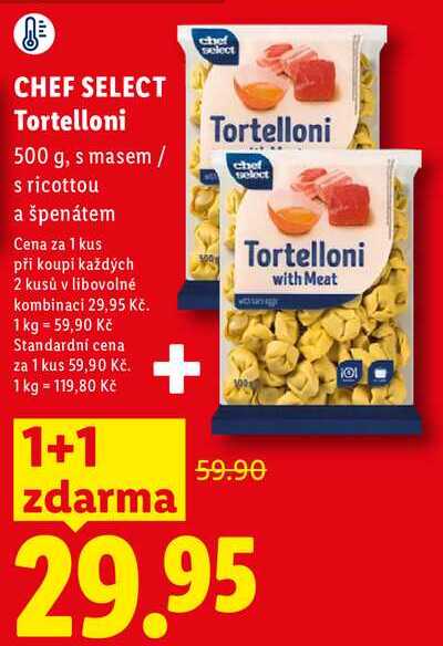 CHEF SELECT Tortelloni, 500 g