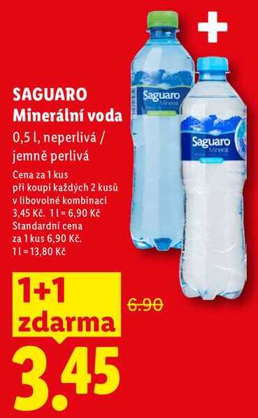 SAGUARO Minerální voda, 0,5 l