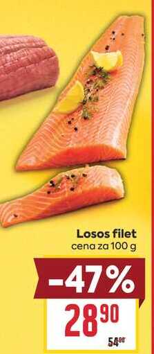 Losos filet cena za 100 g
