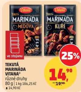 TEKUTÁ MARINÁDA VITANA různé druhy, 80 g
