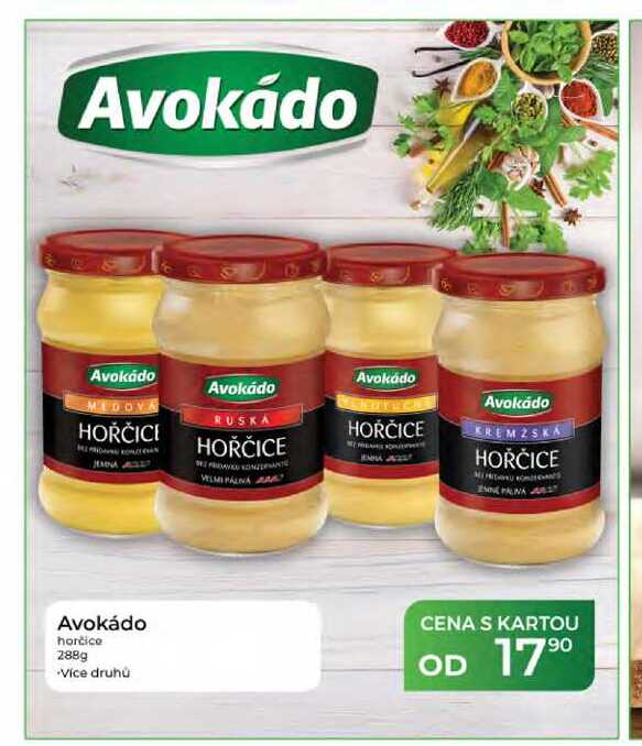 Avokádo horčice 288g