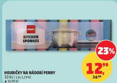 HOUBIČKY NA NÁDOBÍ PENNY, 10 ks 