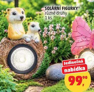 SOLÁRNÍ FIGURKY různé druhy, 1 ks