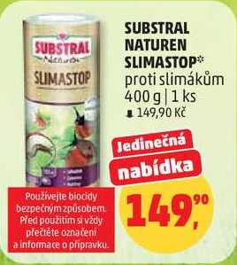 SUBSTRAL NATUREN SLIMASTOP proti slimákům, 400 g