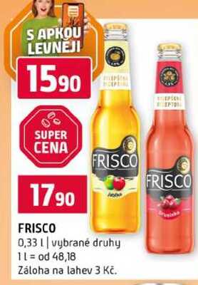 FRISCO 0,33l vybrané druhy