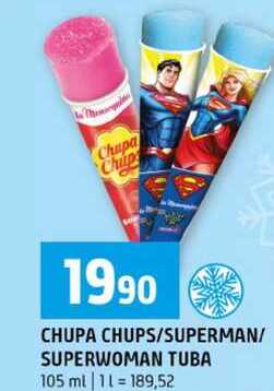 CHUPA CHUPS SUPERMAN SUPERWOMAN TUBA 105 ml