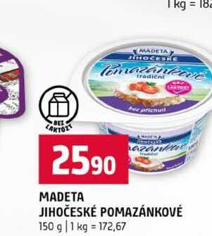 MADETA JIHOČESKÉ POMAZÁNKOVÉ 150 g