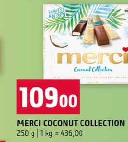 MERCI COCONUT COLLECTION 250 g