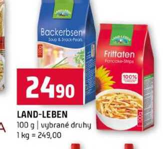 LAND-LEBEN 100 g vybrané druhy