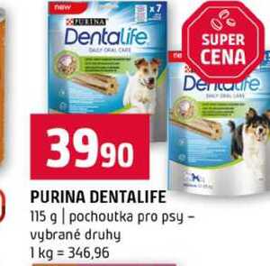 PURINA DENTALIFE 115 g pochoutka pro psy vybrané druhy 